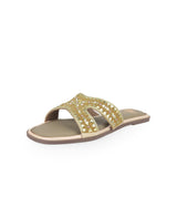 Ladies partywear flat chappals 401089