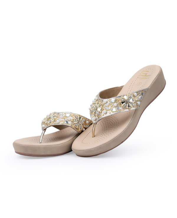 LADIES HEEL PARTYWEAR CHAPPAL 401135