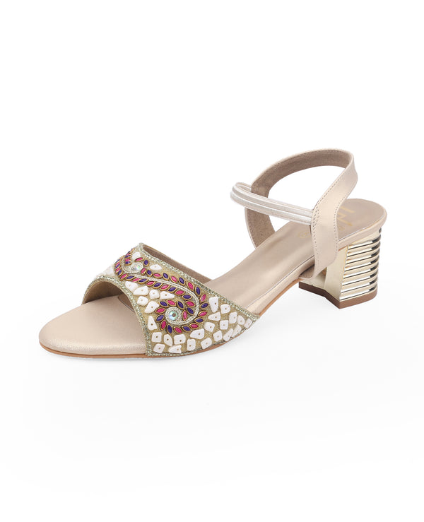 LADIES HEEL SANDAL 401146