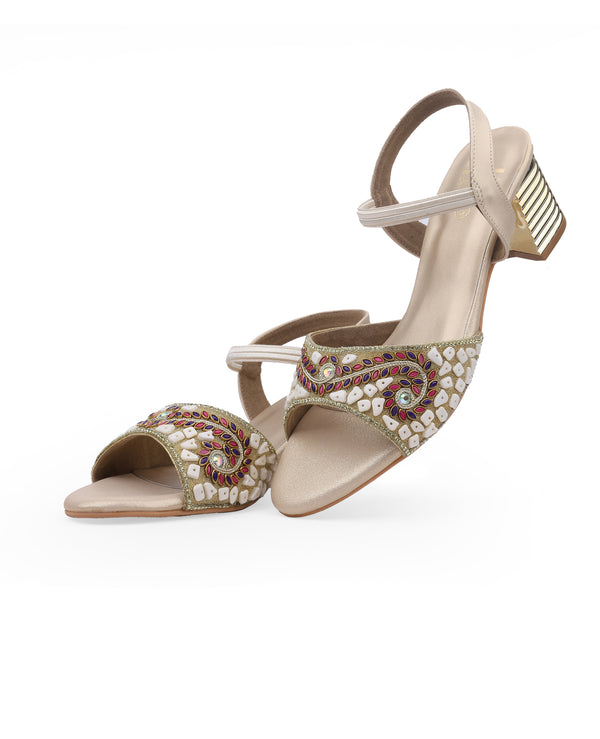 LADIES HEEL SANDAL 401146