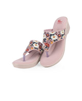 ladies heel peach chappals 506275