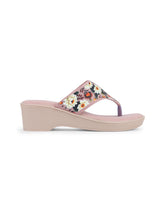 ladies heel peach chappals 506275