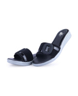 ladies heel black chappals 63104