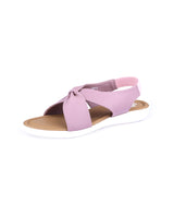 Ladies pink flat sandals 63613