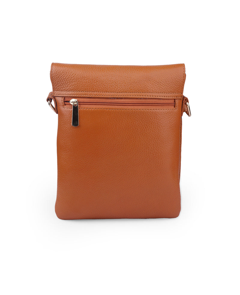 LEATHER MESSENGER BAG 64438