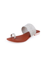 LADIES FLAT BEIGE CHAPPALS 66654