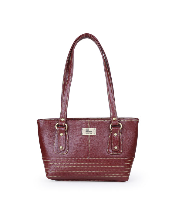 Buy Leather Junction Leather Red Handbags for Women | Shoulder Bags for  Girls Online at Best Prices in India - JioMart.