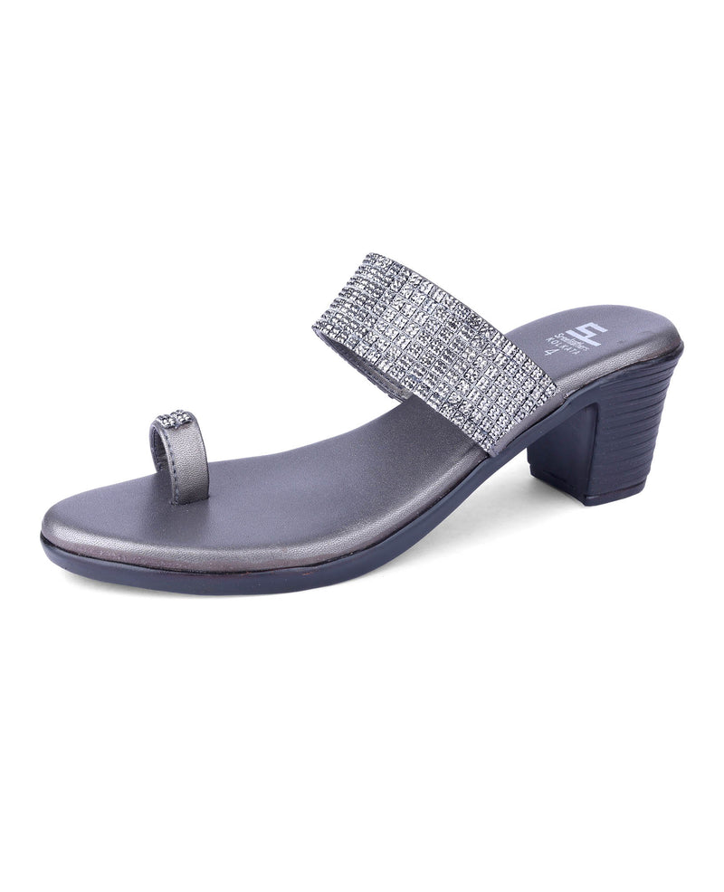 Ladies Heel Chappal 67948