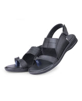 men's black sandals 68567