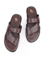 men's black chappals 68571