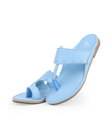 Men's kolhapuri chappals sky 68576
