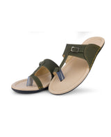 men's green chappals 68583