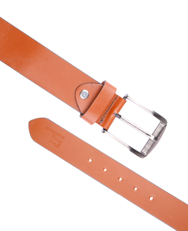 MEN LEATHER BELT TAN 13894