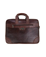 Leather portfolio bag  02503