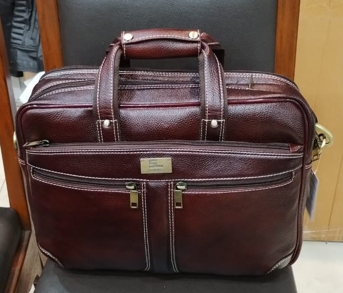 63032 Leather Portfolio Bag – Sreeleathers Ltd