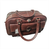 Leather duffle bag 113713
