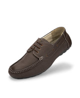 Men's Leather loafer brown Shoes 00899