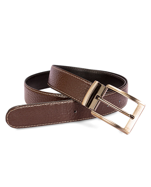 Men Leather Belt (Brown) 01013