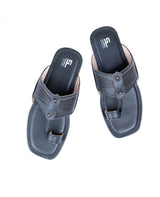 men's kolhapuri dark green chappals 03011