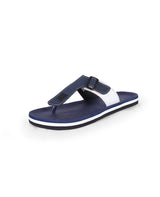 Men's thong flip flop chappals blue 03277