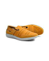 Men's Leather tan casual shoes 04654