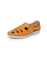 Men leather tan Fisherman Sandals 04655
