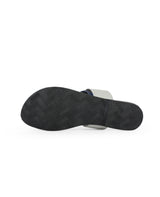 ladies flat blue chappals 05543