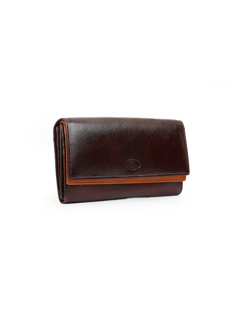 05609 Ladies Wallet (BROWN) – Sreeleathers Ltd