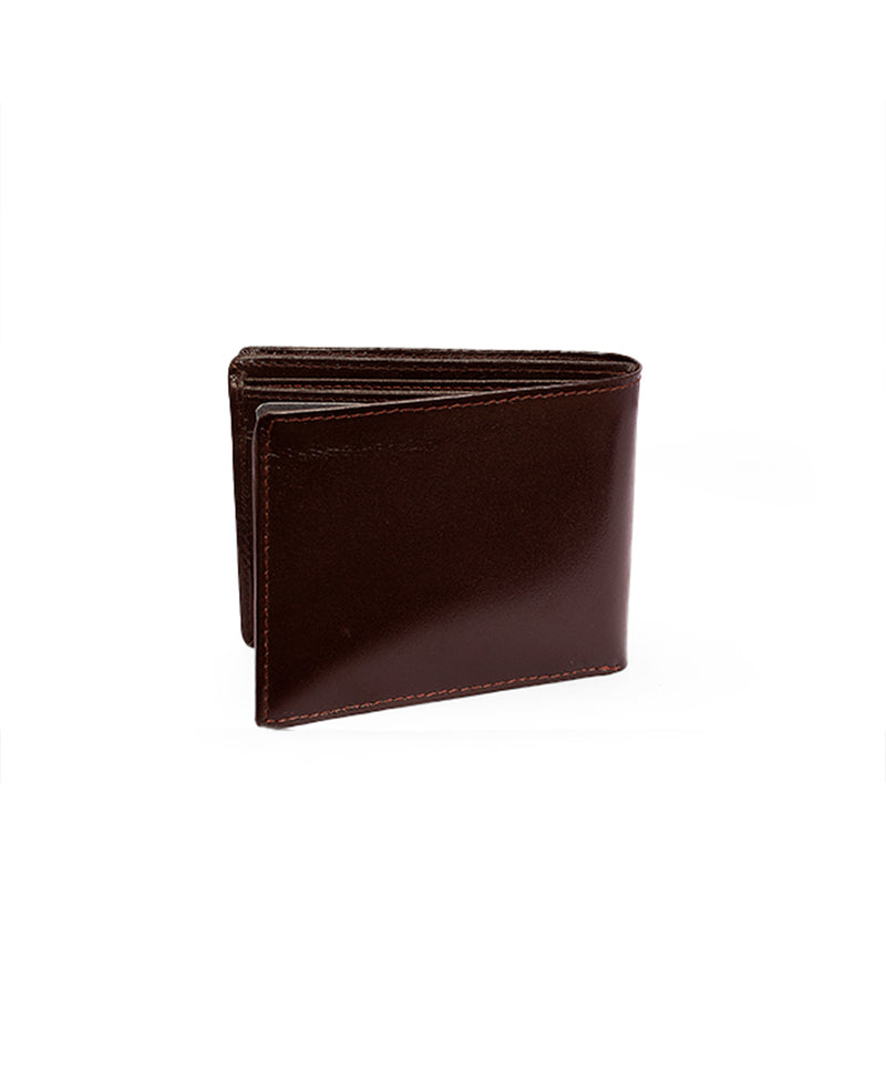 Buy Men Brown Genuine Leather Wallet Online - 746599 | Van Heusen