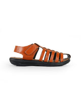 Men's sandals tan 09701