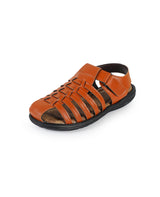 Men's sandals tan 09701