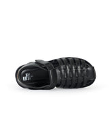 men's black sandals 09703