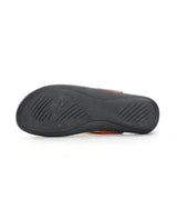Women leather comfort orange chappal 100827