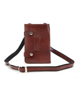 Leather Passport Bag (BROWN) 101701