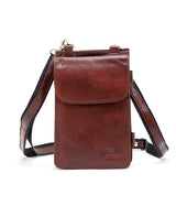 Leather Passport Bag (BROWN) 101701