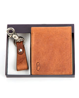 MEN WALLET WITH KEY RING (COMBO)(TAN) 102349