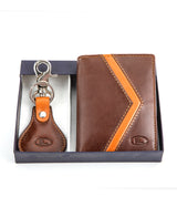 GENTS WALLET WITH KEY RING (COMBO) Brown 102393