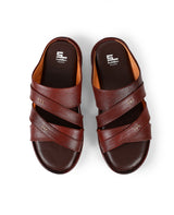Men's Leather brown Chappals 105010
