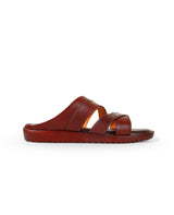 Men's Leather brown Chappals 105010