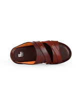 Men's Leather brown Chappals 105010