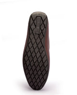 Men's leather brown shoes 106406