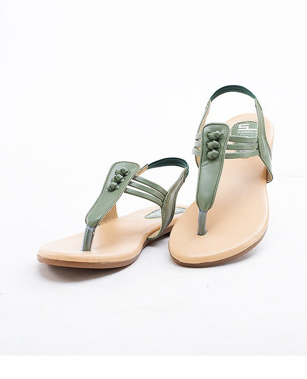 LADIES FLAT SANDAL 106809 – Sreeleathers Ltd - Main Image