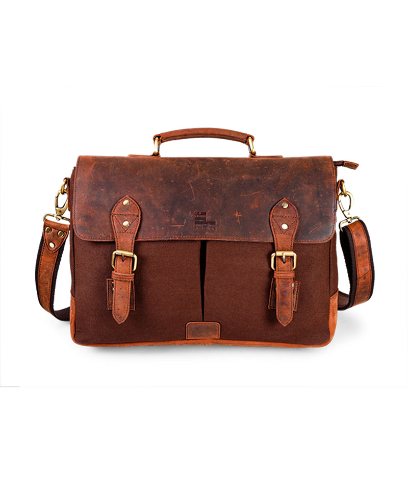 63025 Leather Portfolio Bag – Sreeleathers Ltd