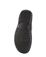 Men's Leather black chappals 117419