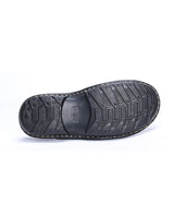 men's leather brown sandals 117431
