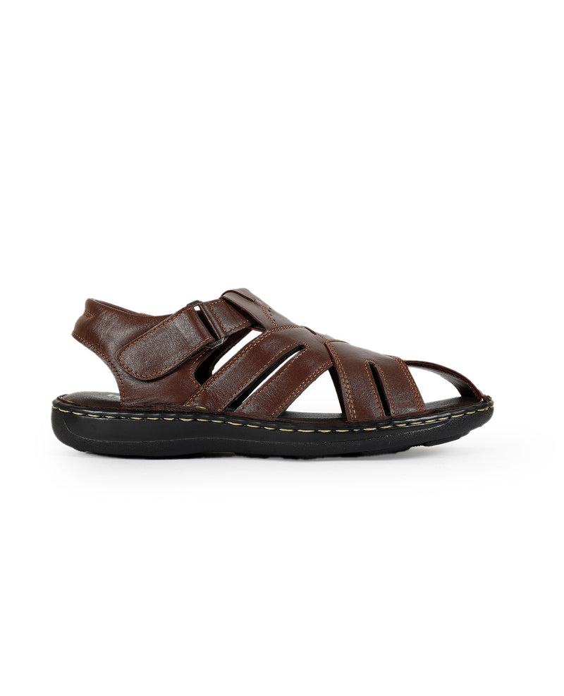 Buy Tan Sandals for Men by TEAKWOOD LEATHERS Online | Ajio.com