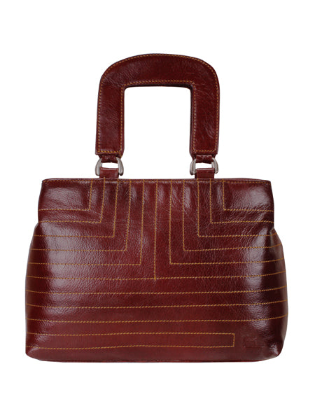 Ladies Hand Bag-Brown 13352