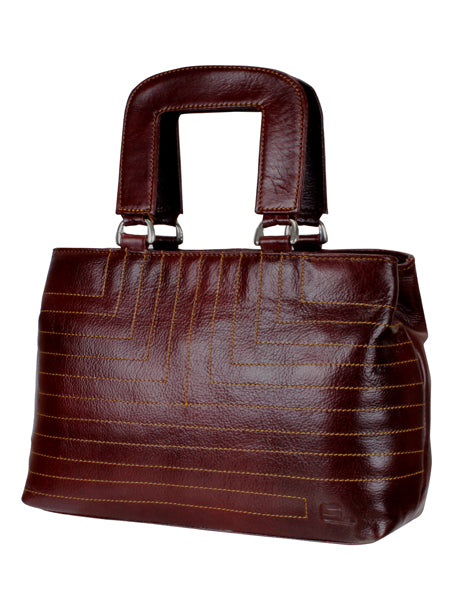 Ladies Hand Bag-Brown 13352