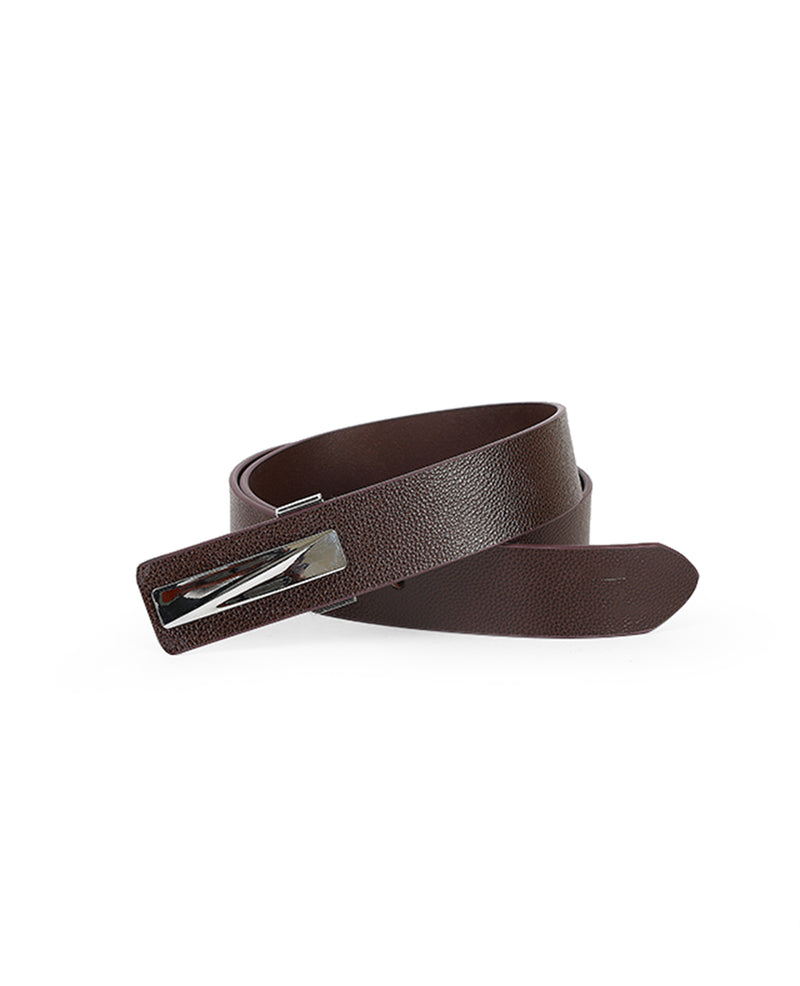 13803 GENTS LEATHERS BELT (Brown) (Assorted Buckles)