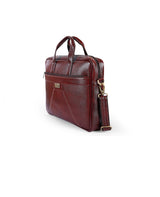LEATHER BROWN PORTFOLIO BAG 14367